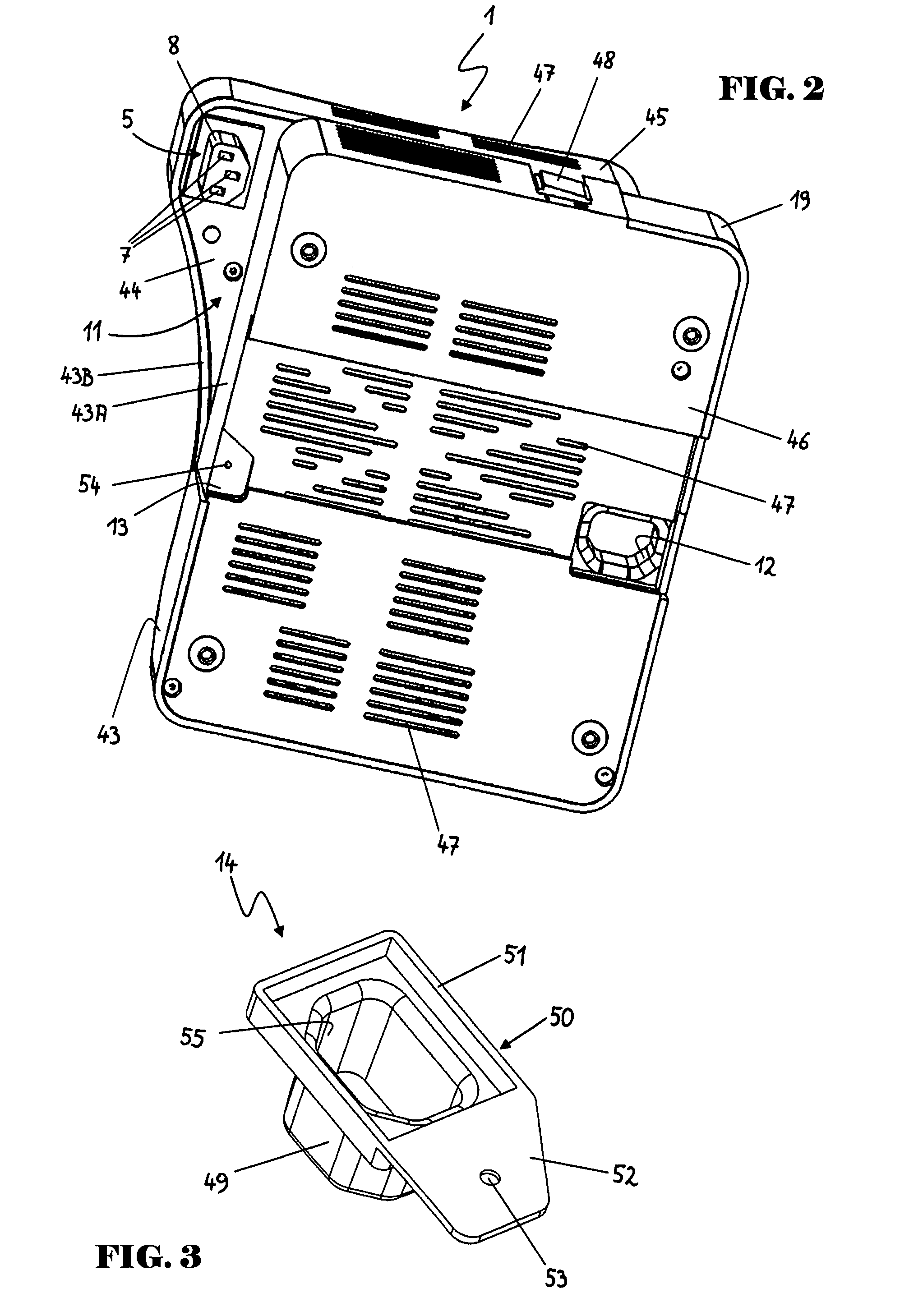 Device for charging batteries