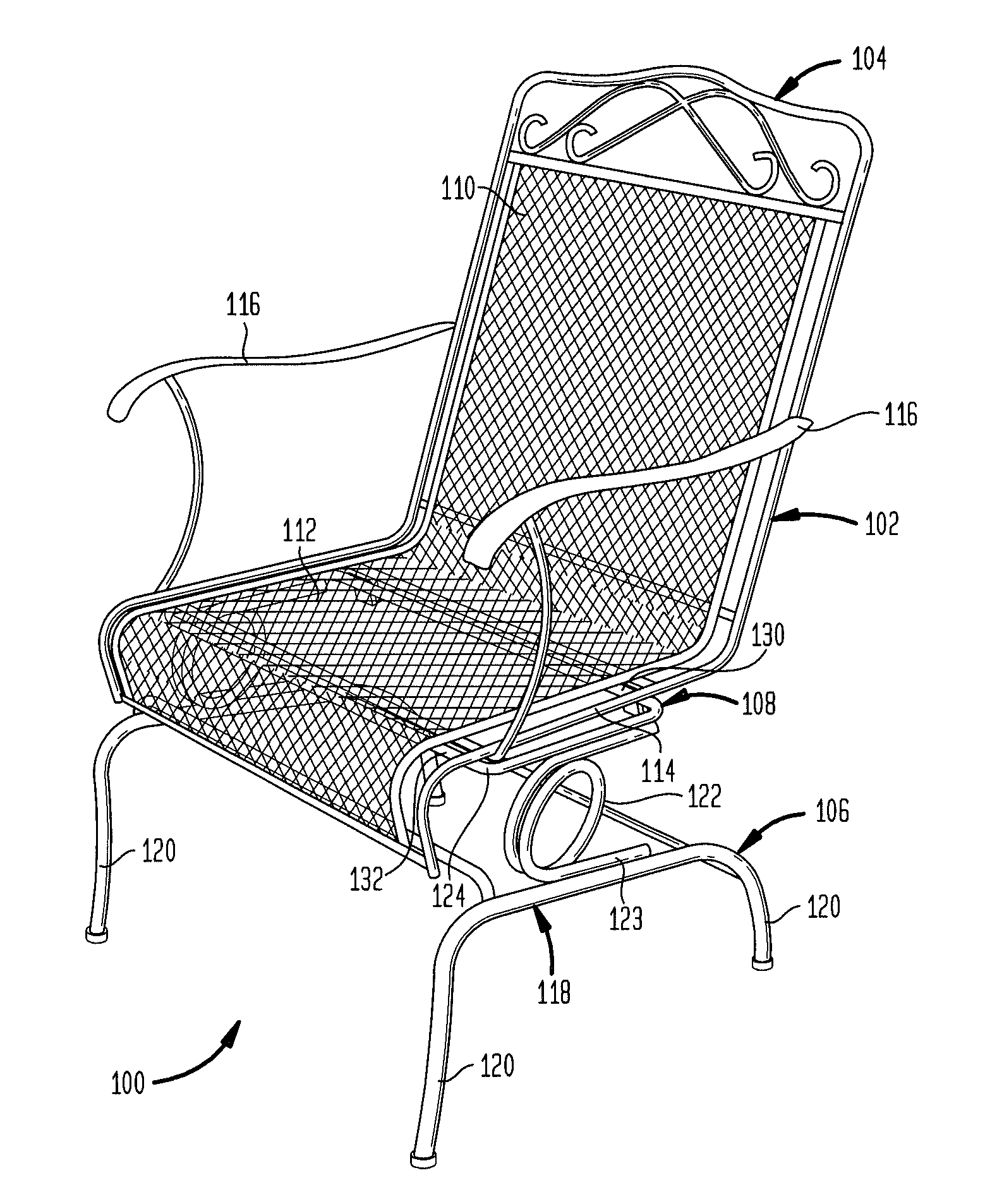 Knock-down furniture assembly