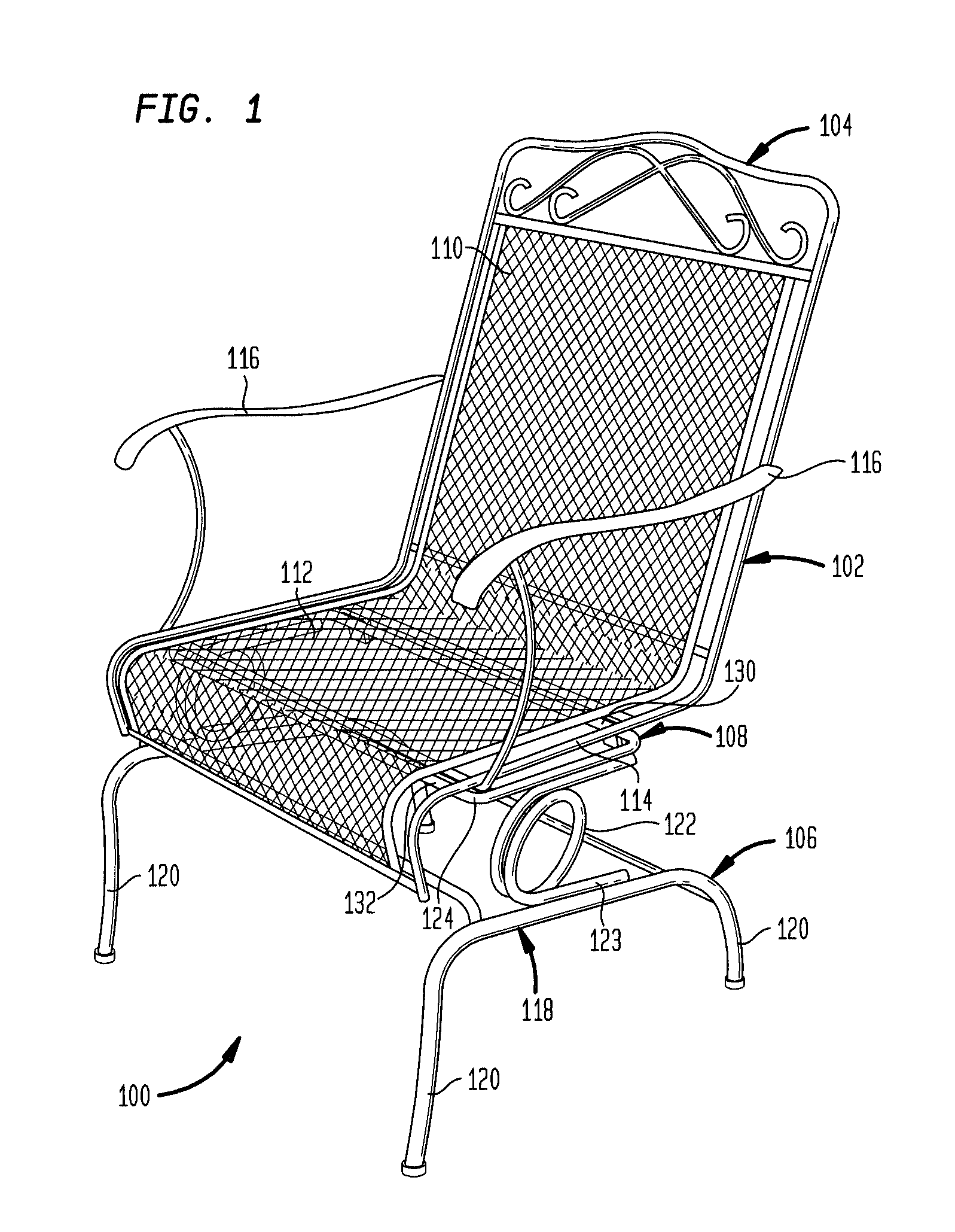 Knock-down furniture assembly