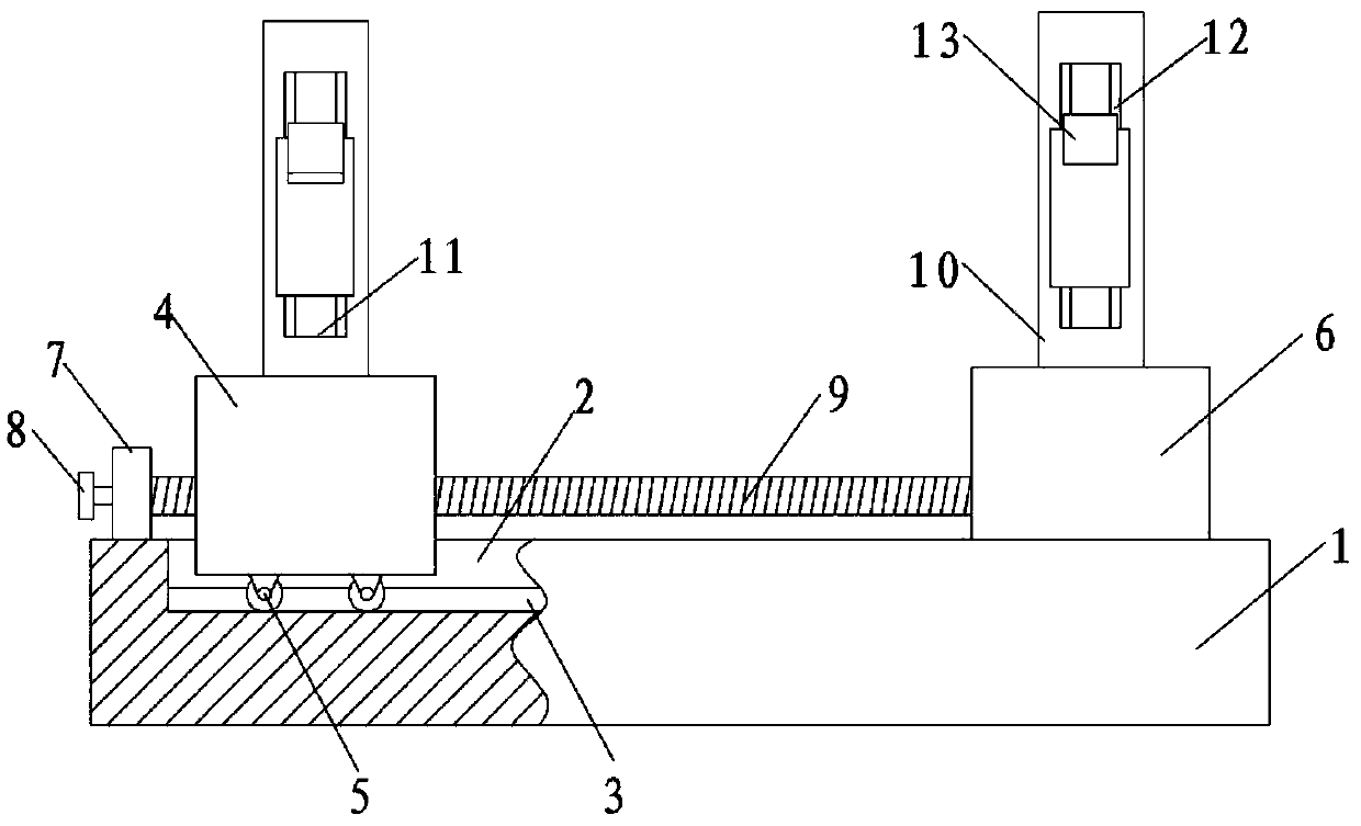 Steel pipe welding positioning and clamping device