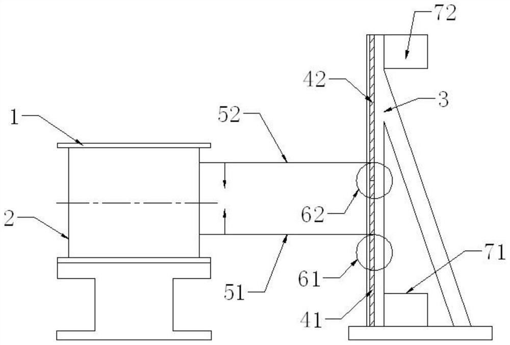 Symmetric prestressed steel wire winding process