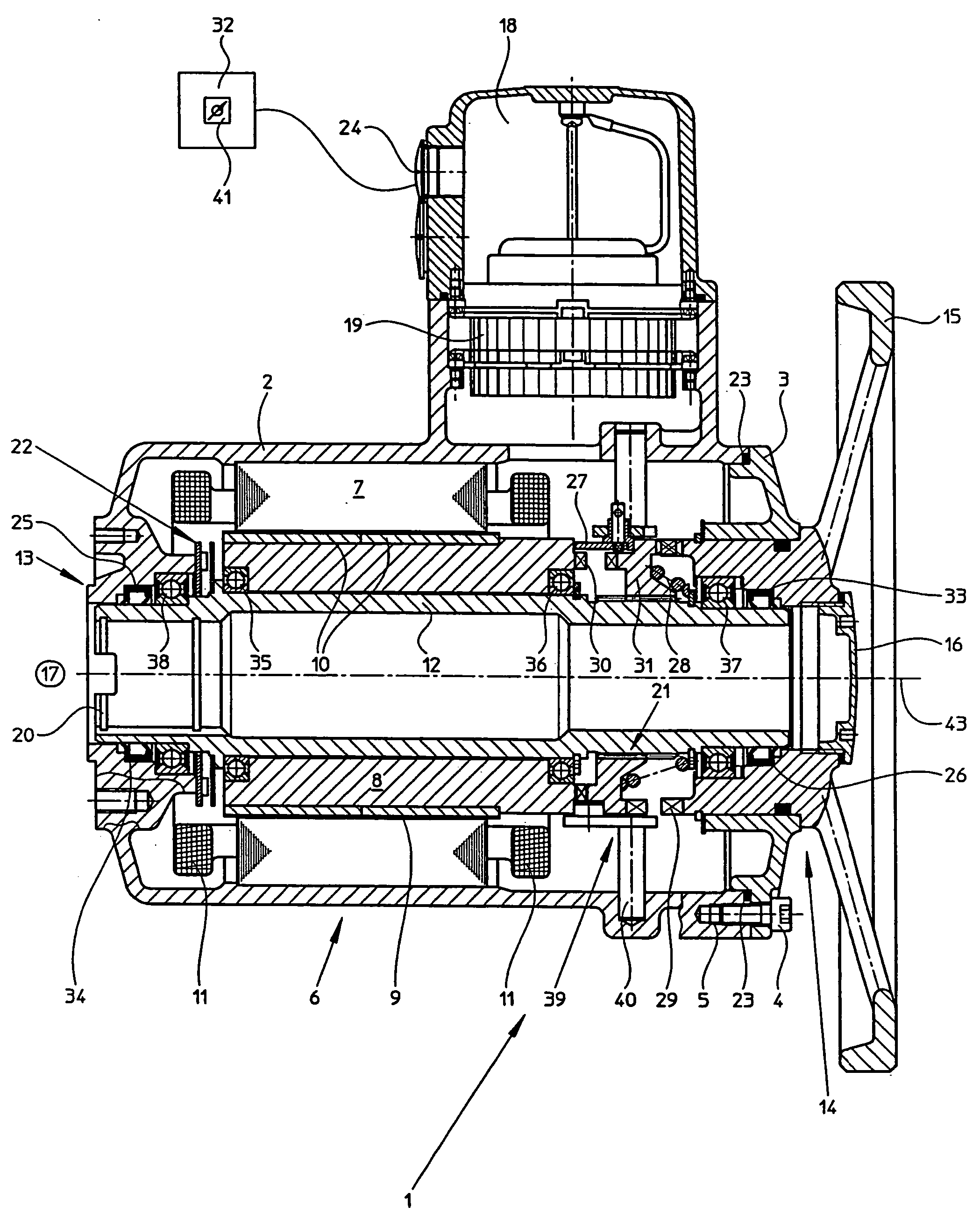 Actuator for operating a valve in process automation