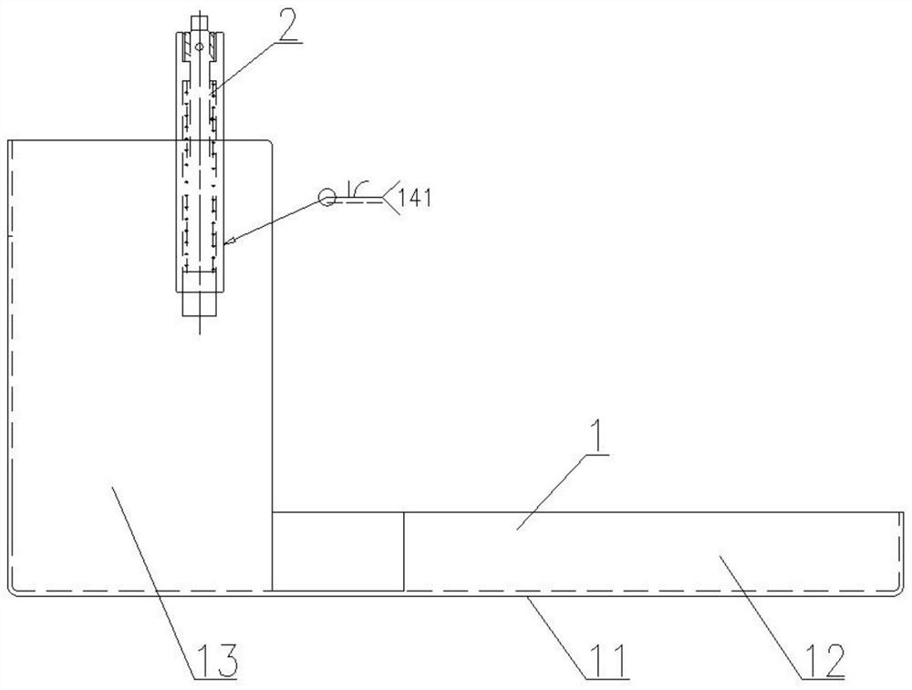 Fixing support suitable for large vehicle-mounted medical equipment