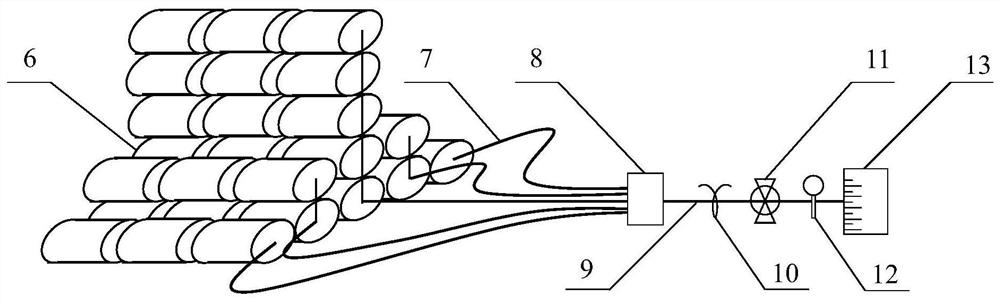 A test device and method for analyzing the influence of land subsidence on pipe-soil interaction