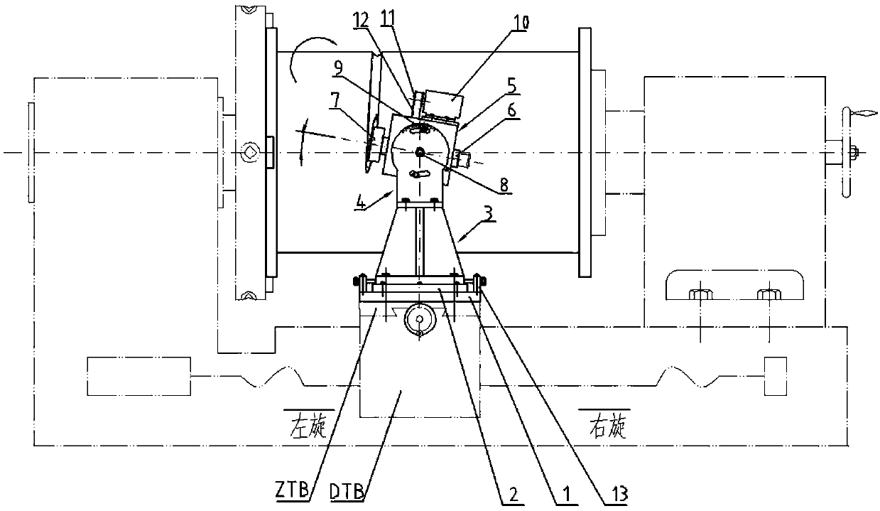 Wire rope reel rope groove cutting machining device and application method thereof