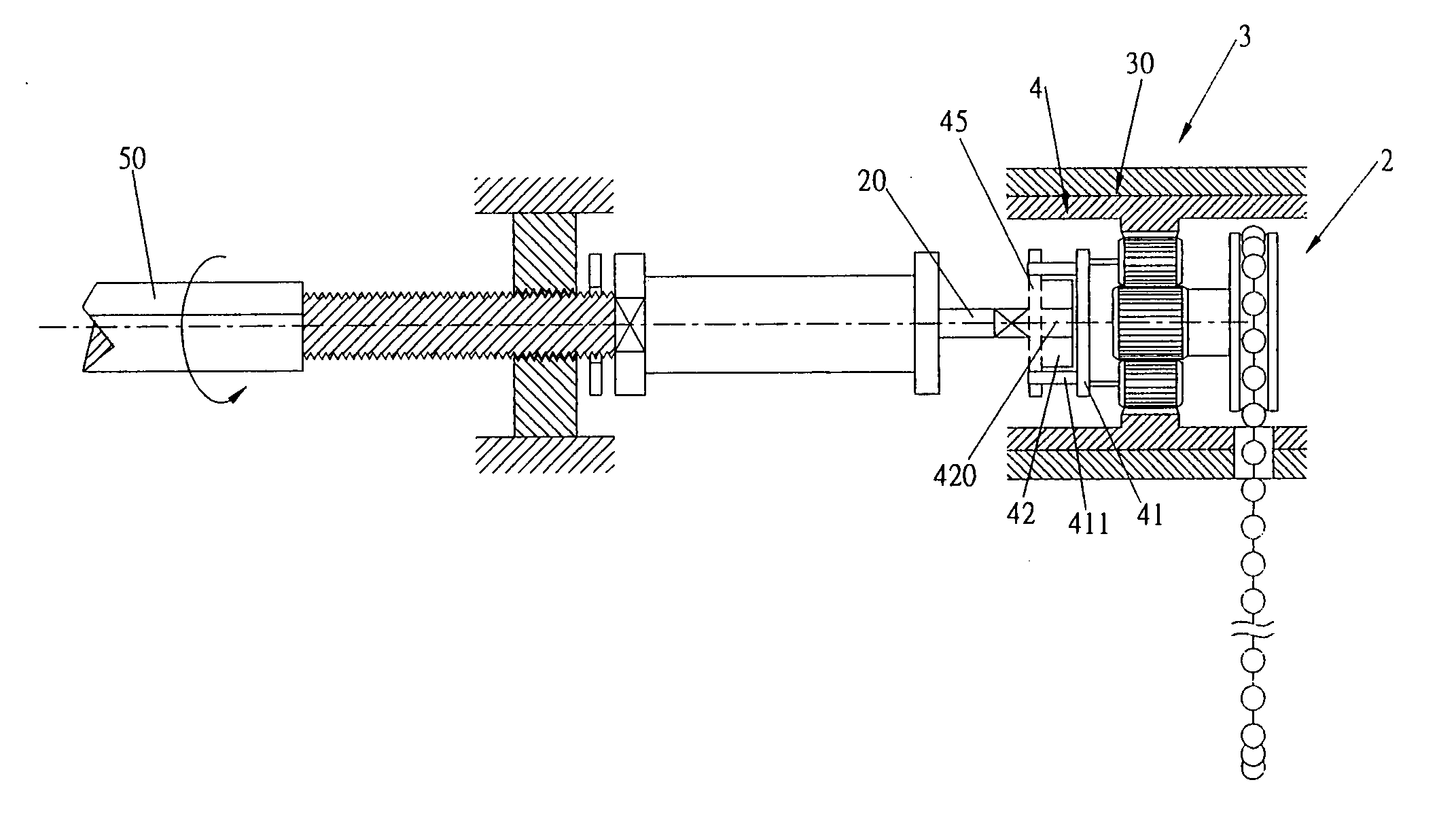 Rotor brake mechanism for curtain linkage system