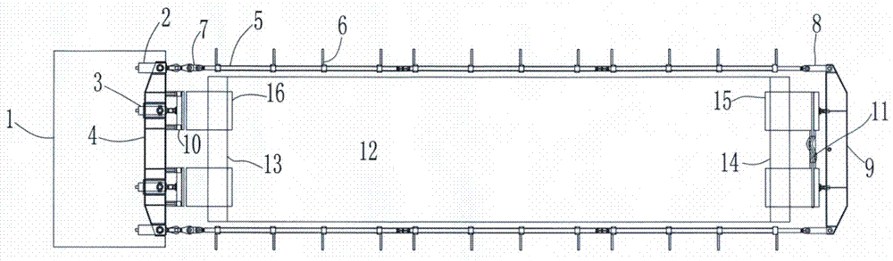 Pull-jacking type lengthwise graphitization furnace