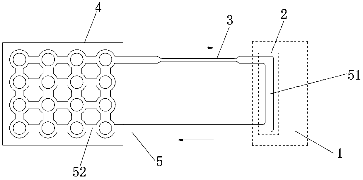 Chip heat exchanger and inverter air conditioner