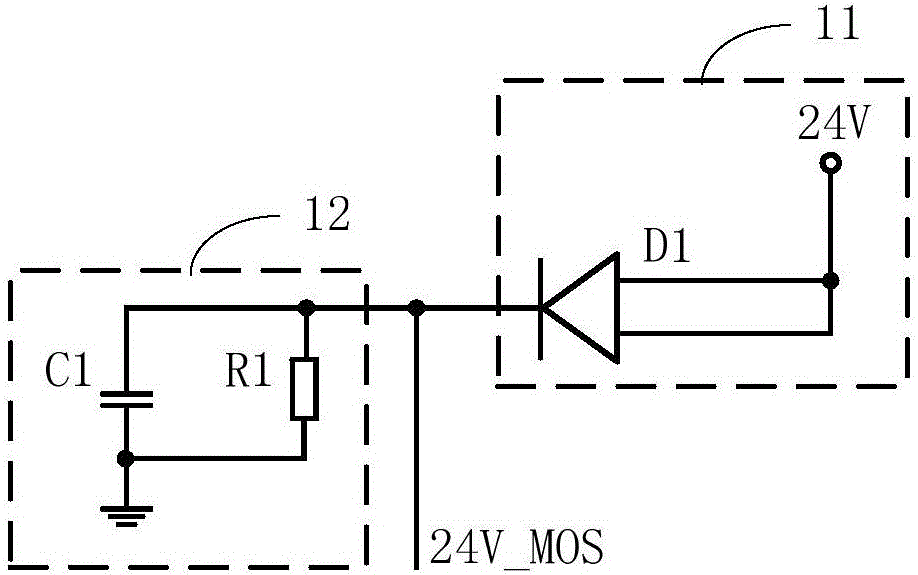 Driving control circuit and robot