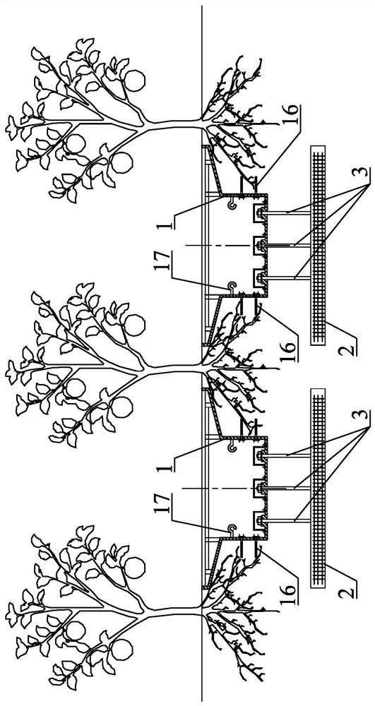 Soil moisture maintenance device for horticultural plants and its maintenance process