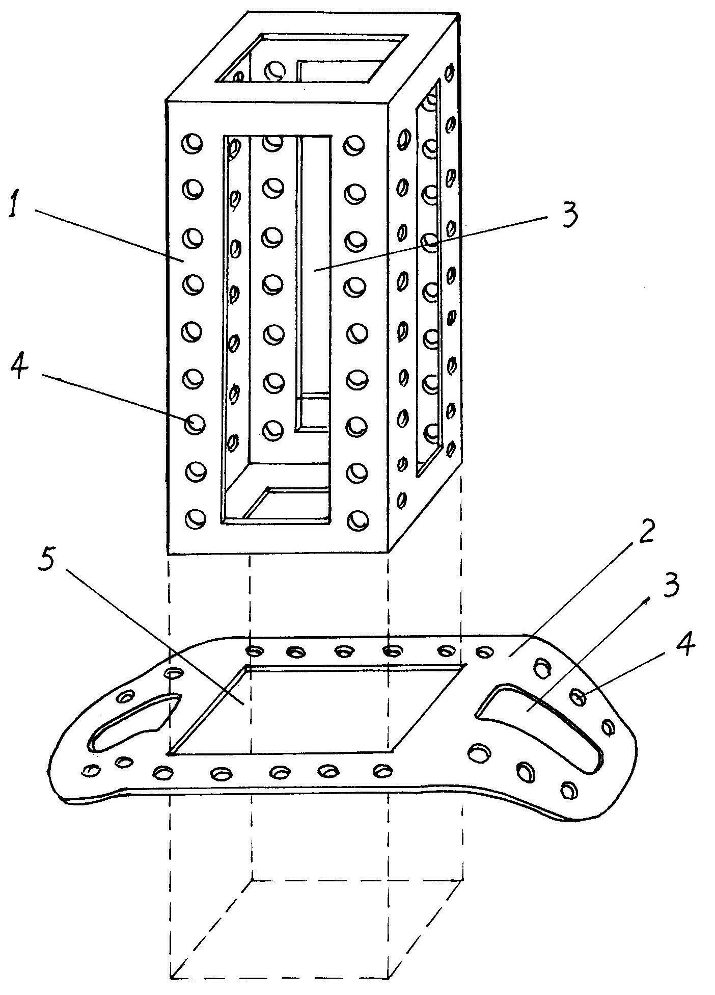 Absorbable ankle fusion device