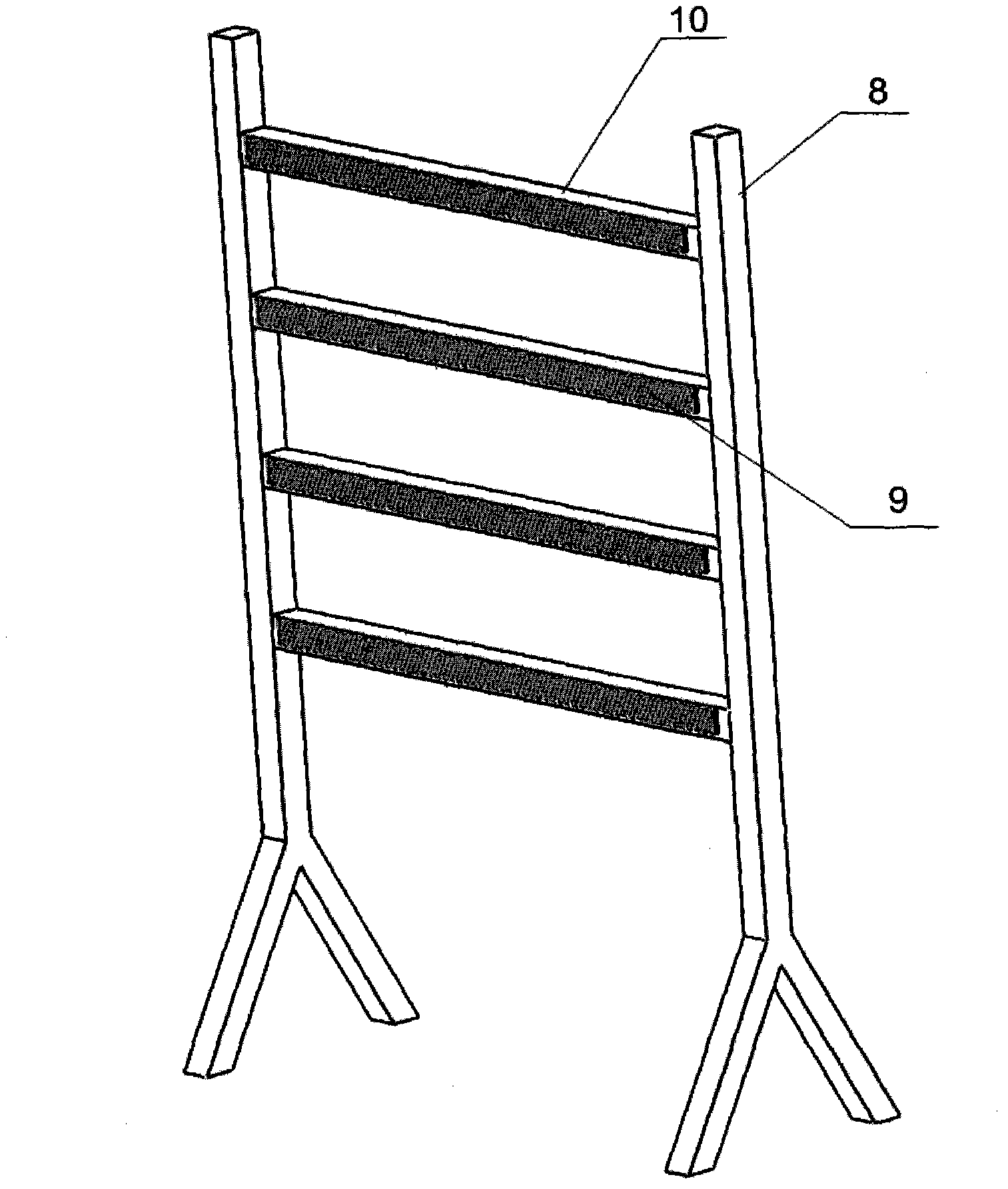 Blood bag small plait sample processing and storing belt, device and method