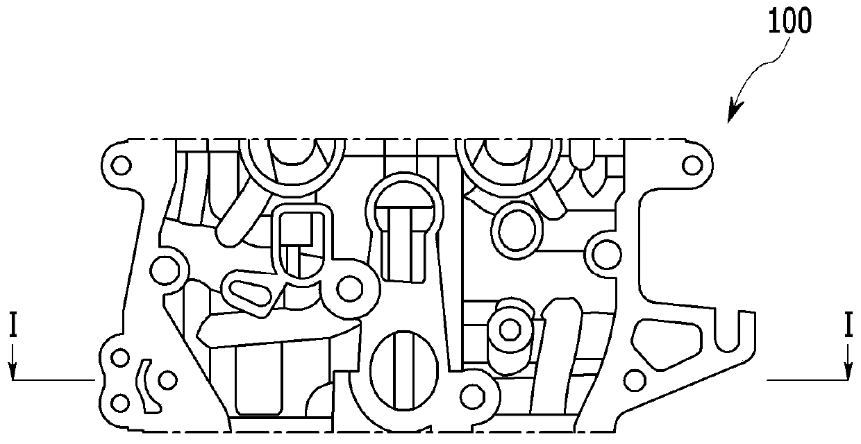 Integral exhaust manifold cylinder head with water jacket