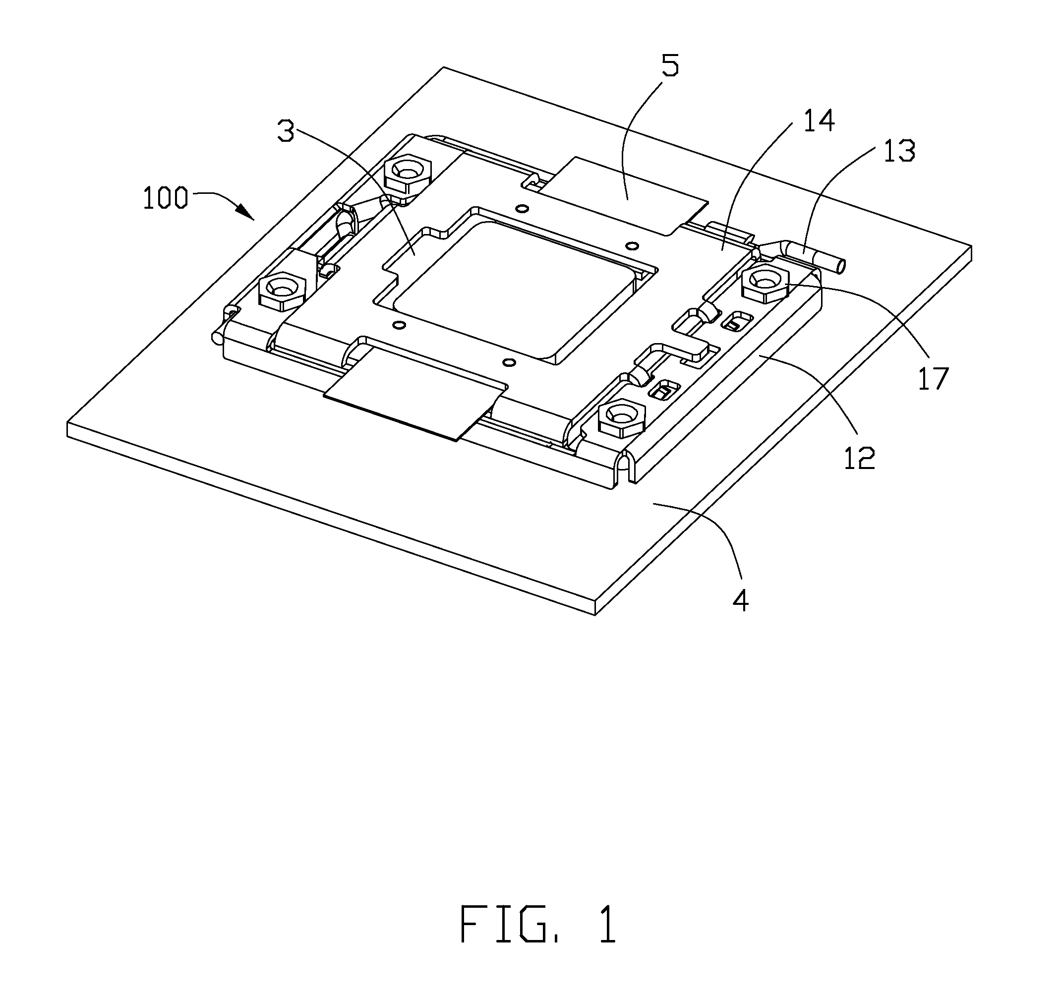 Independent loading mechanism facilitating interconnections for both CPU and flexible printed cable