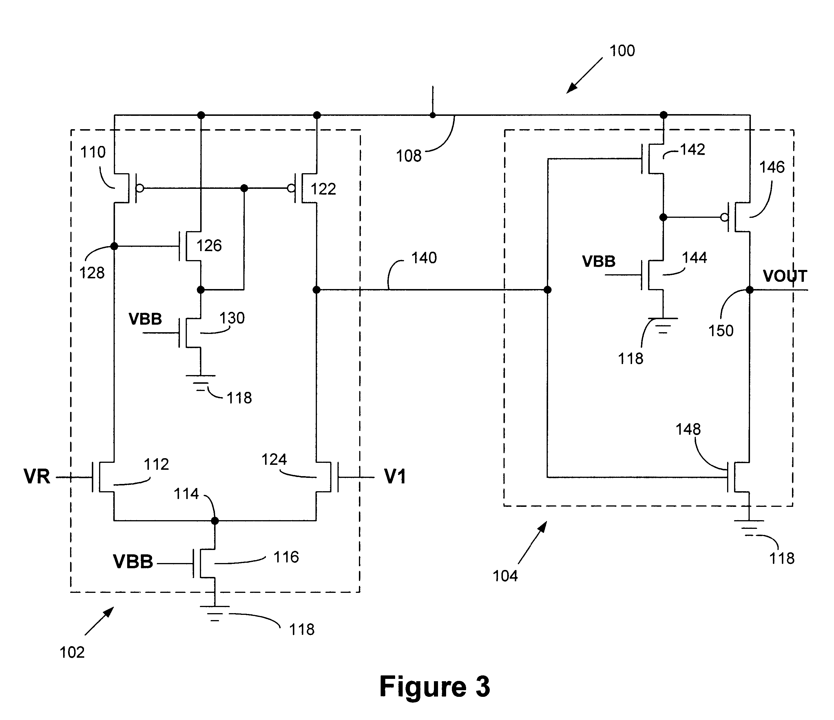 Integrated circuit comparator or amplifier