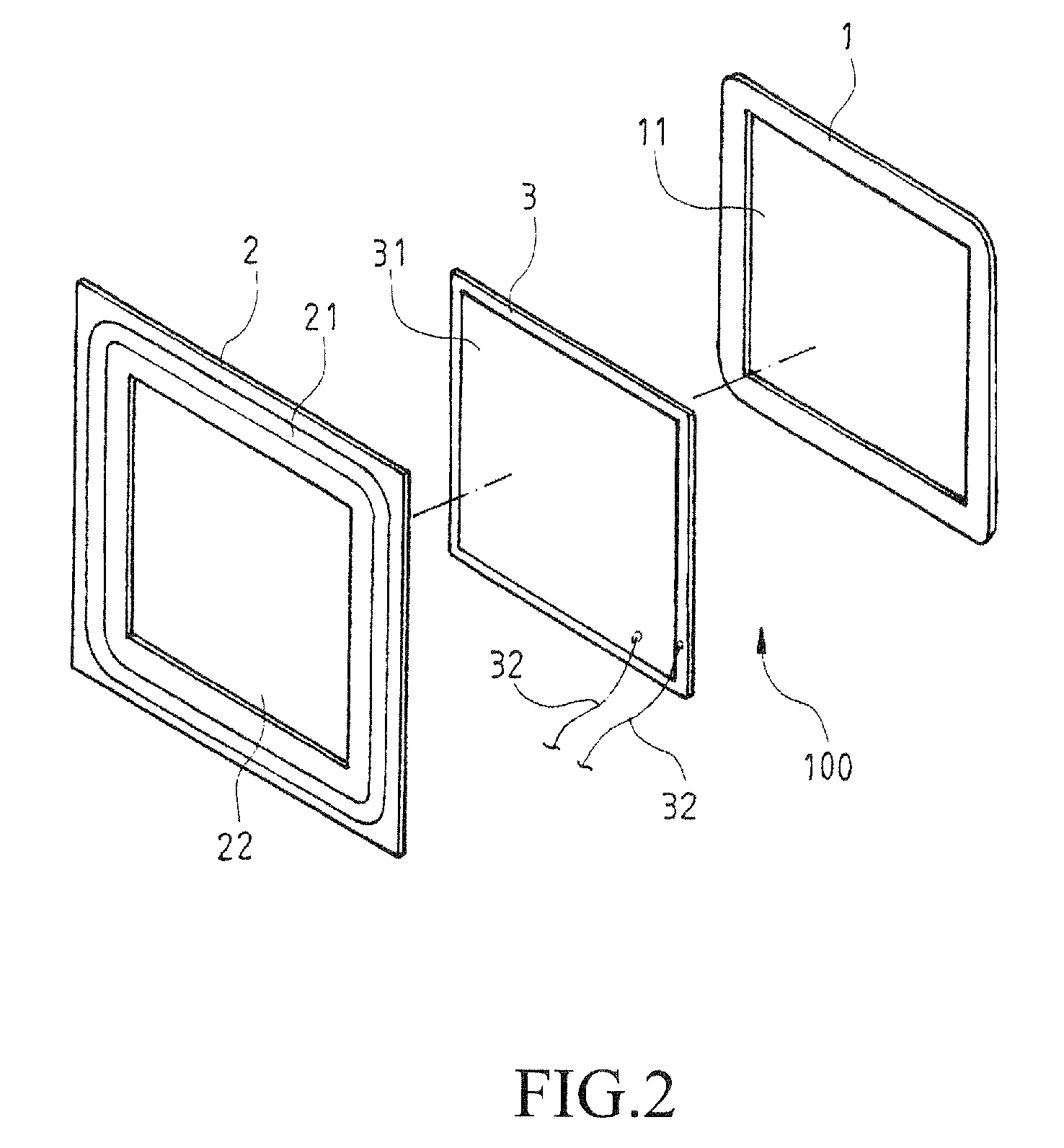 Ultra-thin loudspeaker structure