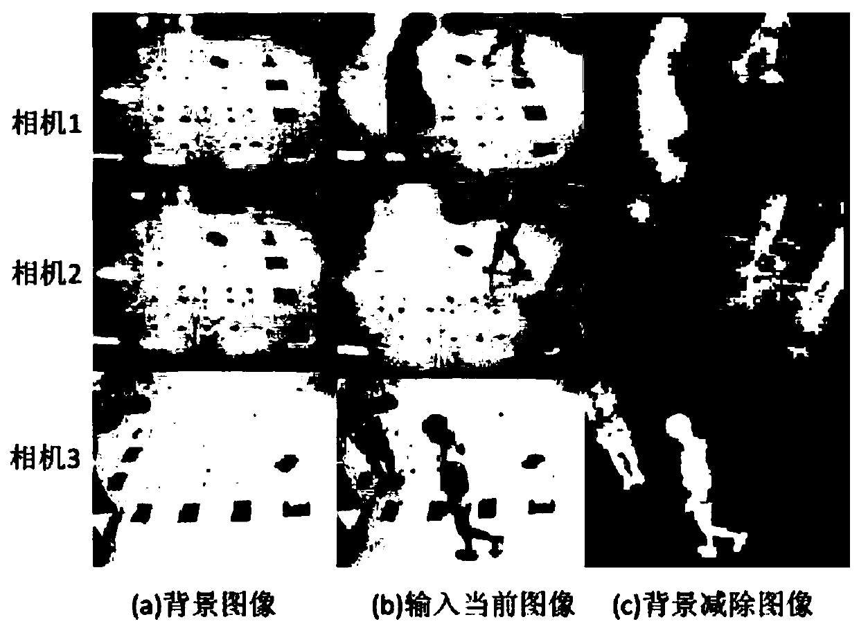 Object detection method based on human centerline in multi-camera environment