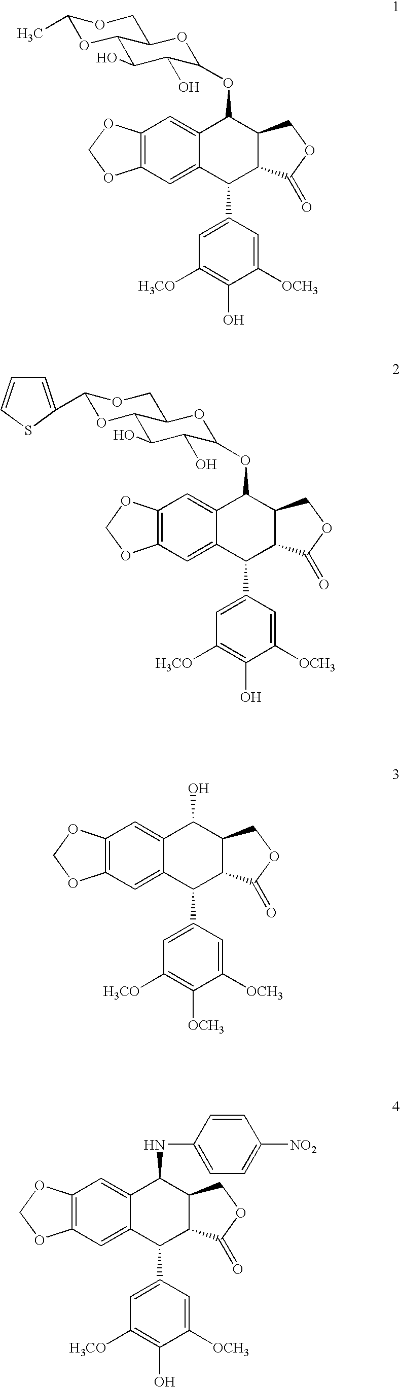 Water-soluble etoposide analogs and methods of use thereof