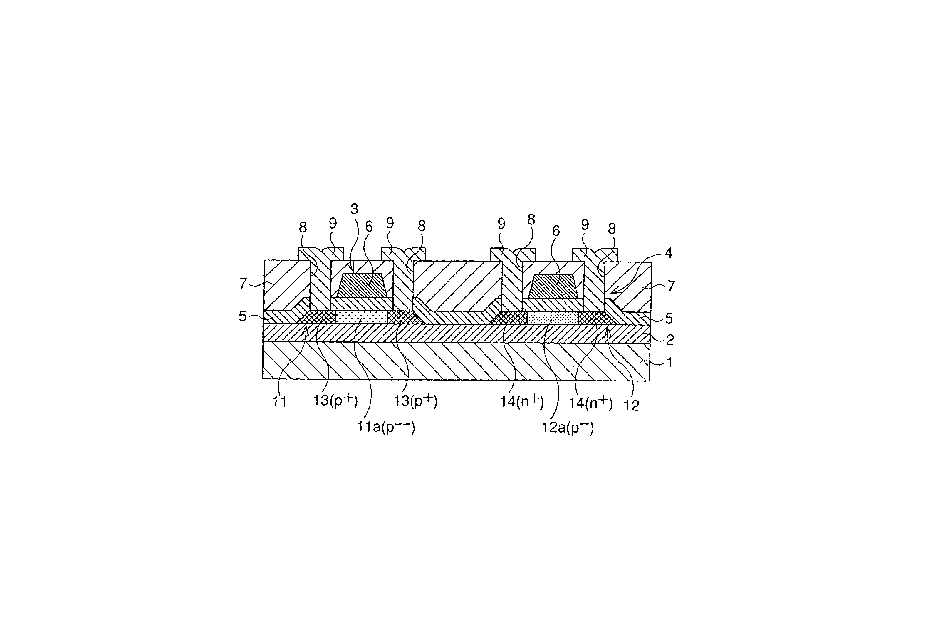 CMOS-type thin film semiconductor device and method of fabricating the same