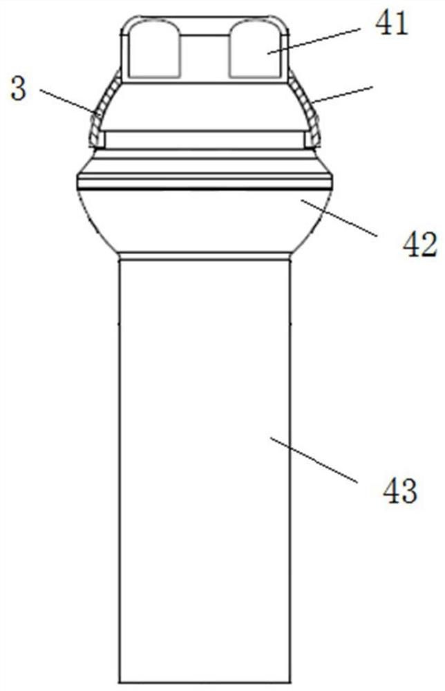 Sealing structure for pipeline connector of R744 air conditioner heat pump system