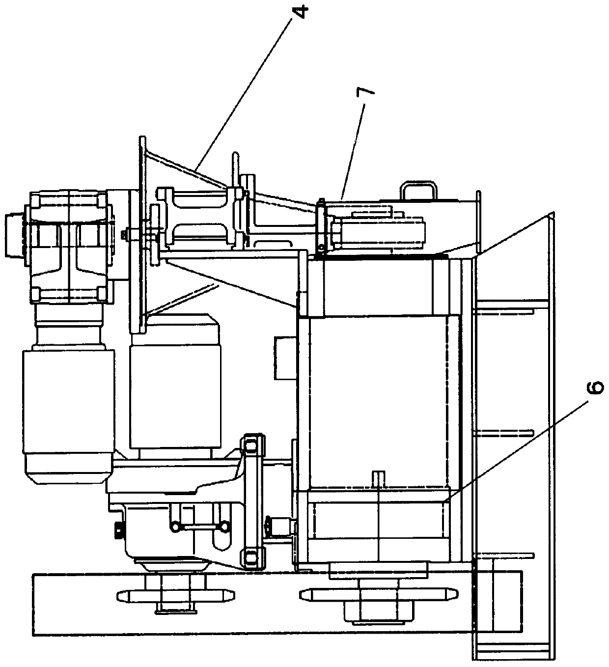 Compression roller assembly jig and compression roller assembly method in dry granulation device