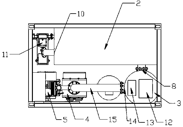 Slag-containing sewage recovery device