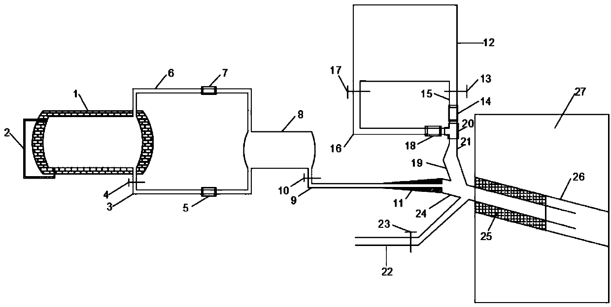 A method of injecting high-temperature nitrogen after liquid nitrogen gasification cycle to increase coal gas permeability