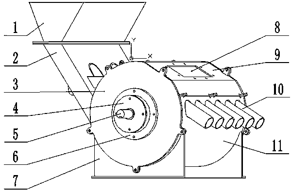 A Pneumatic Hole Direct Seed Centralized Seeding Device