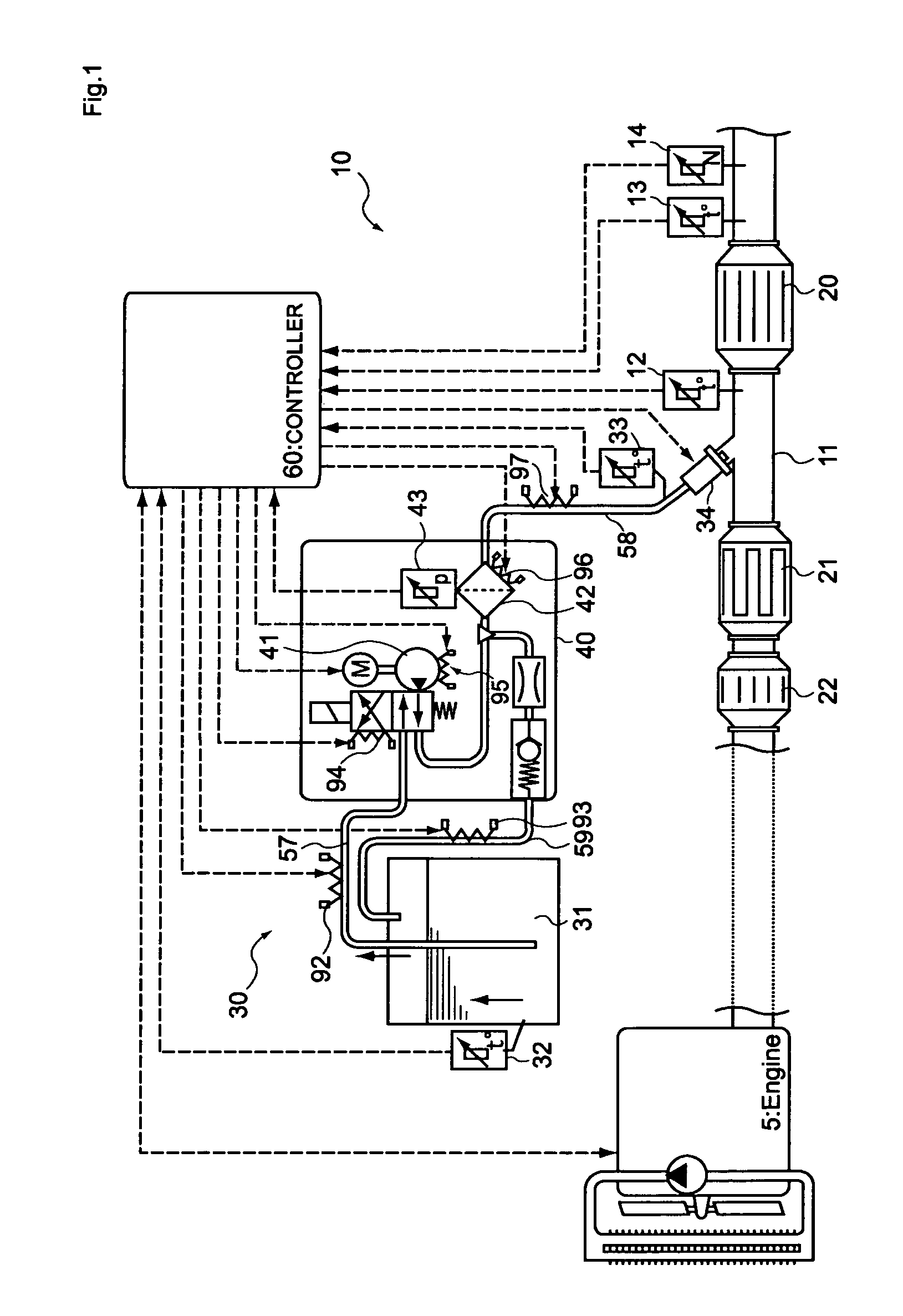 Reducing agent injection valve abnormality detection device and abnormality detection method