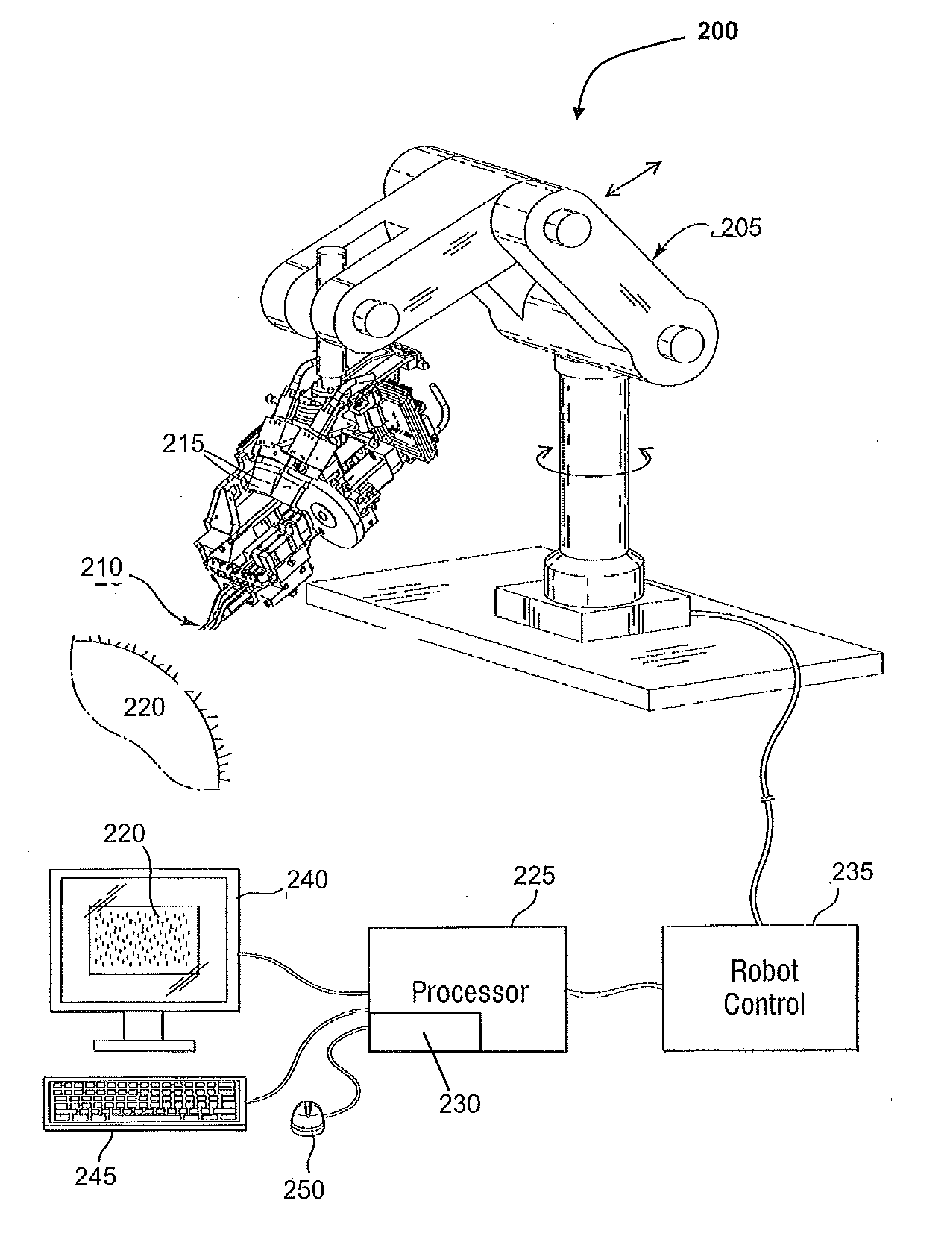 Methods and systems for directing movement of a tool in hair transplantation procedures