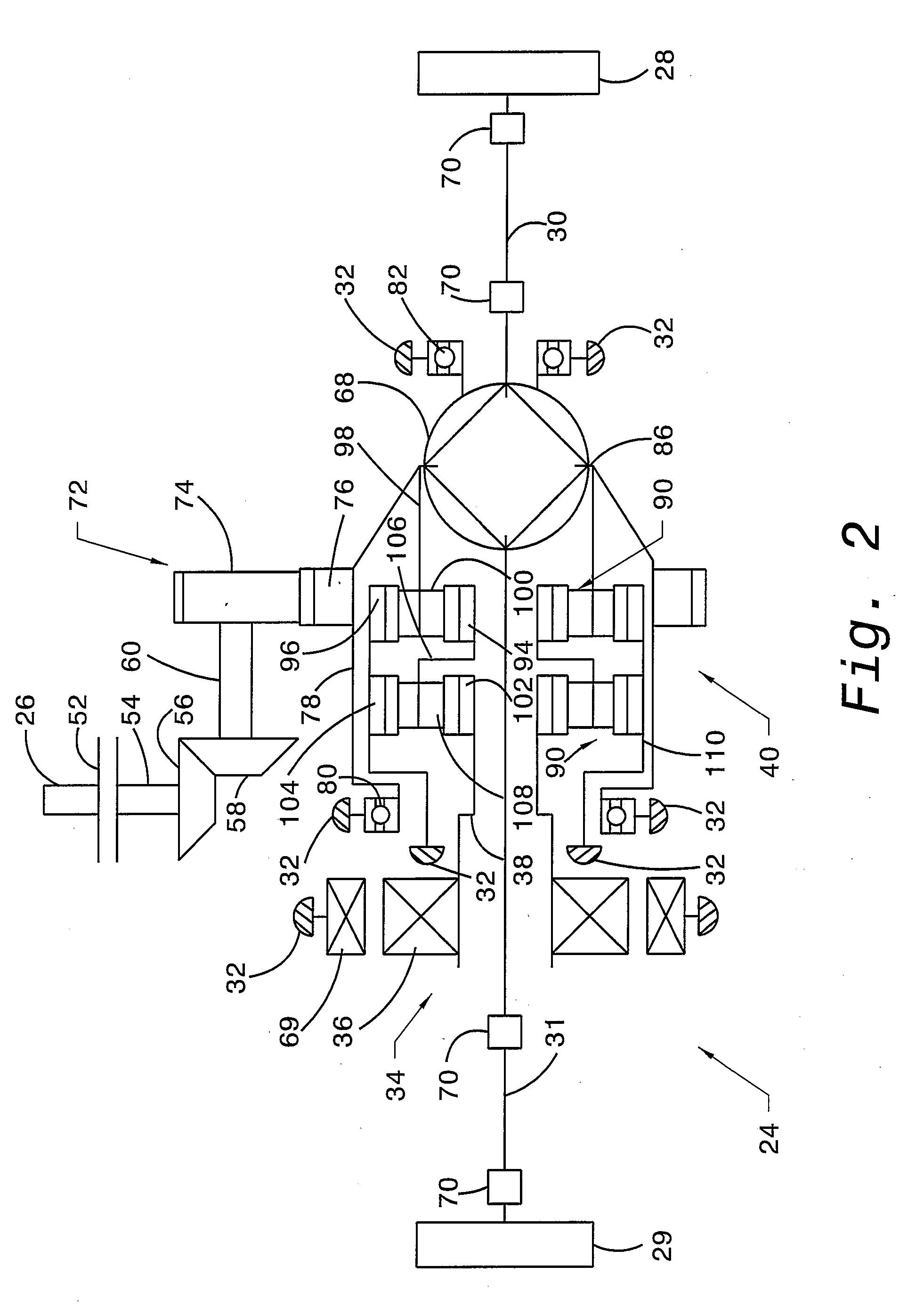 Axle drive unit for a hybrid electric vehicle