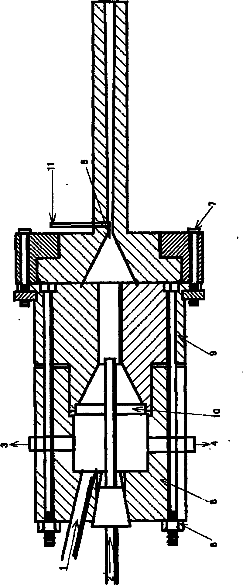 De-Laval-Type nozzle for cold spraying