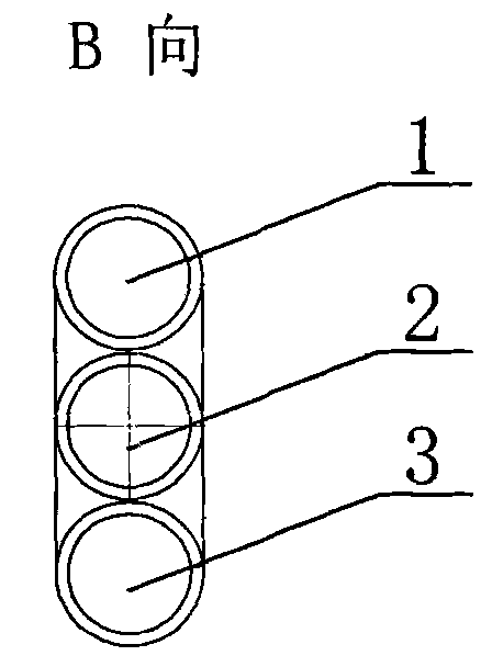 Two-dimensional interposed type medium pool for Brillonin amplifying laser serial beam