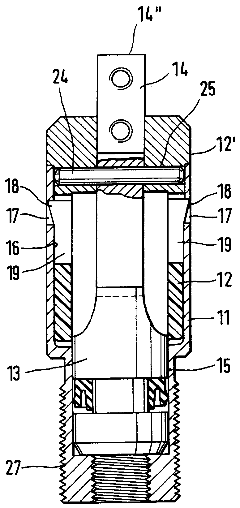 Fluid operated gripper device
