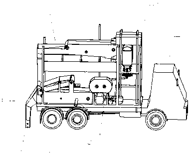Movable type solid-liquid separation treatment device of feces