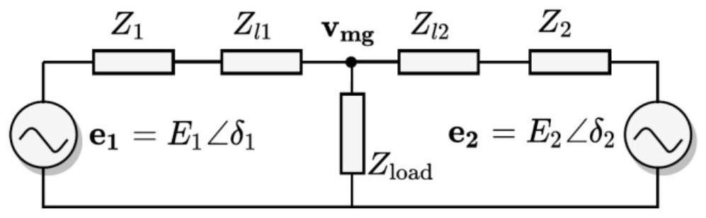 Parallel converter model prediction control method and system based on virtual capacitor