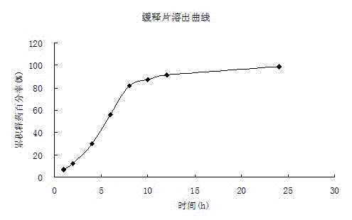 Oral ciclosporin A sustained-release agent and preparation method thereof