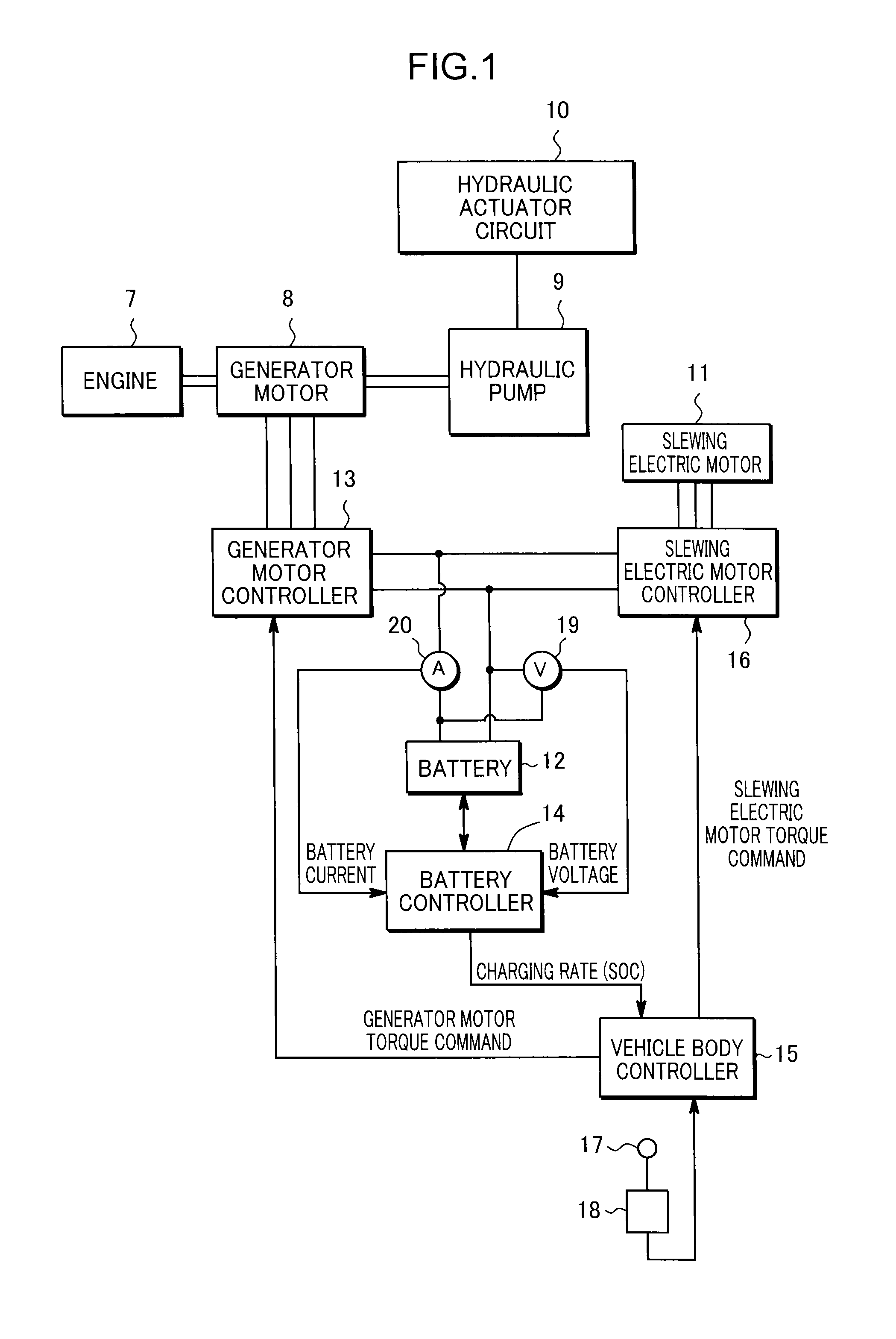 Hybrid construction machine