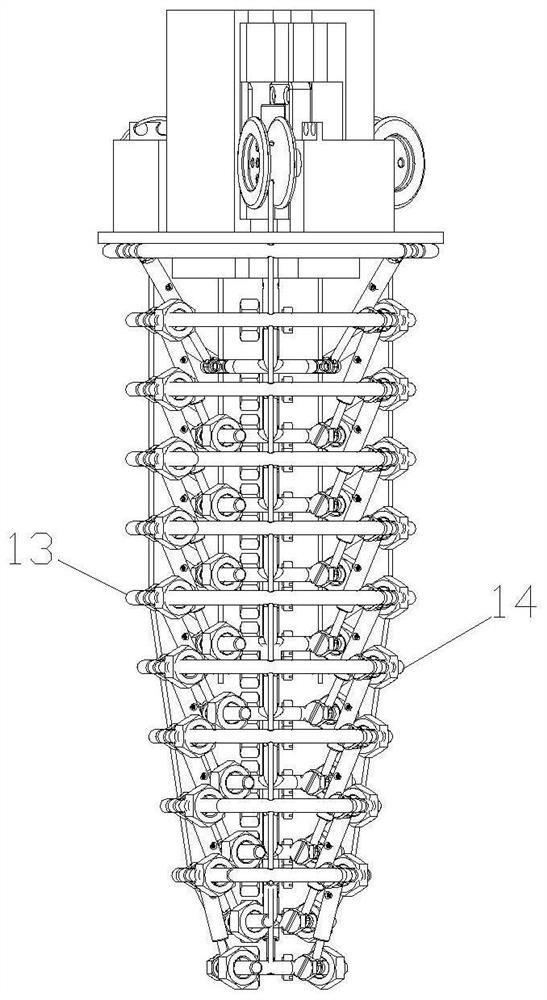 Trunk-imitating continuous robot based on tensegrity structure