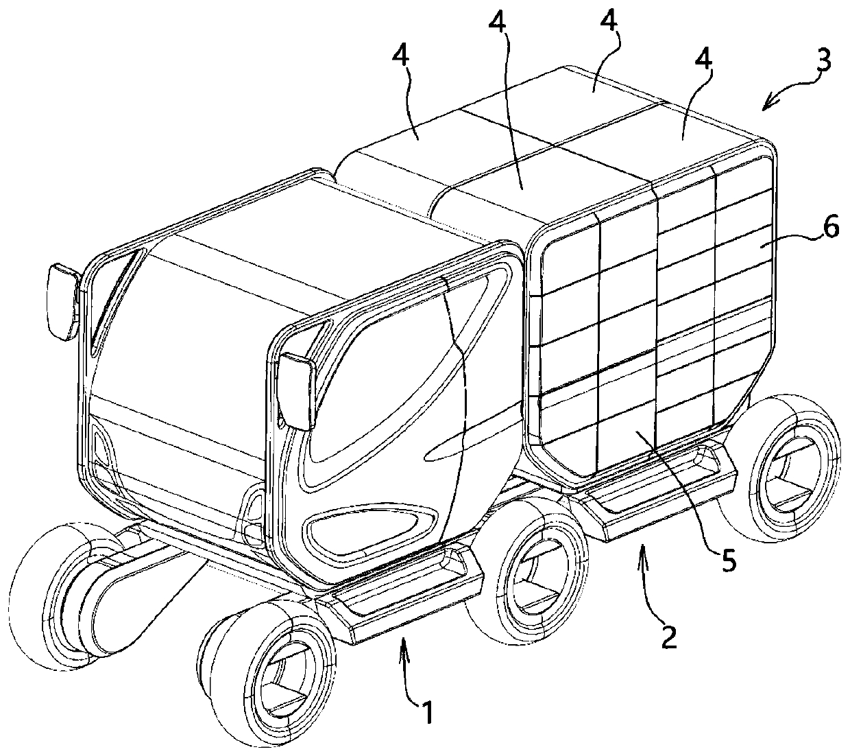Express delivery vehicle and delivery method