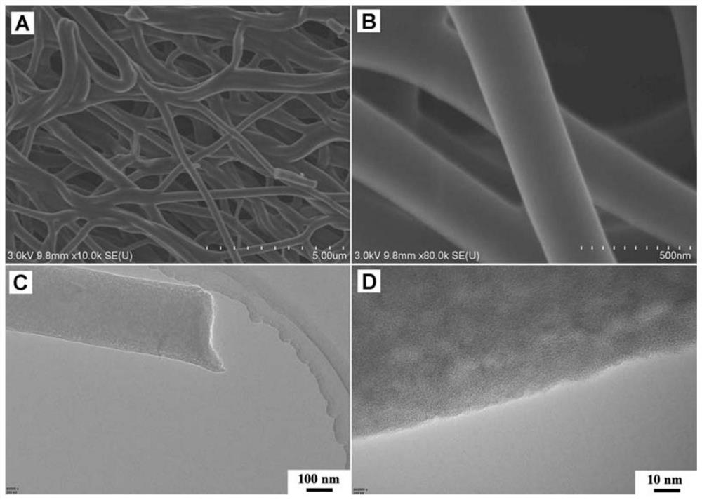 A kind of electrolytic water catalyst supporting transition metal single atom and preparation method thereof