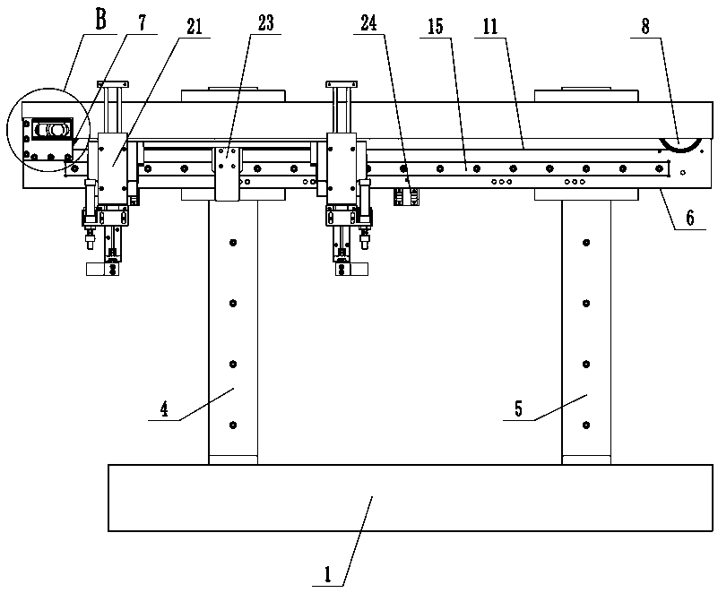 Automatic bobbin feeding and discharging equipment for weaving machine