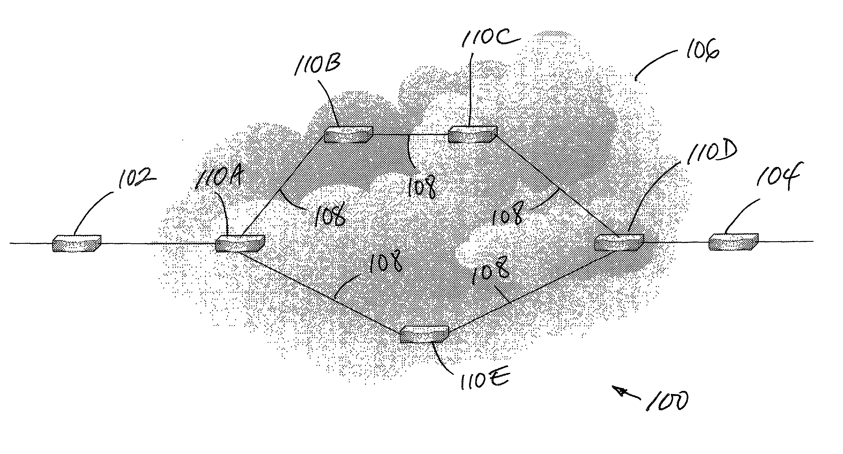 System and method for providing service availability data for a communication network