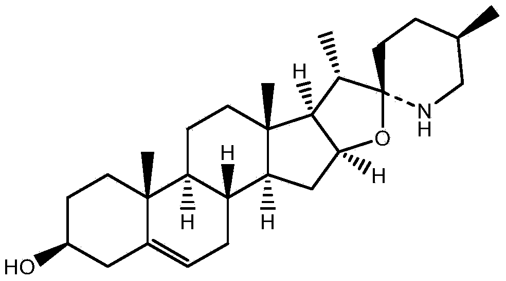 Application of solasodine in preparing antitumor drug