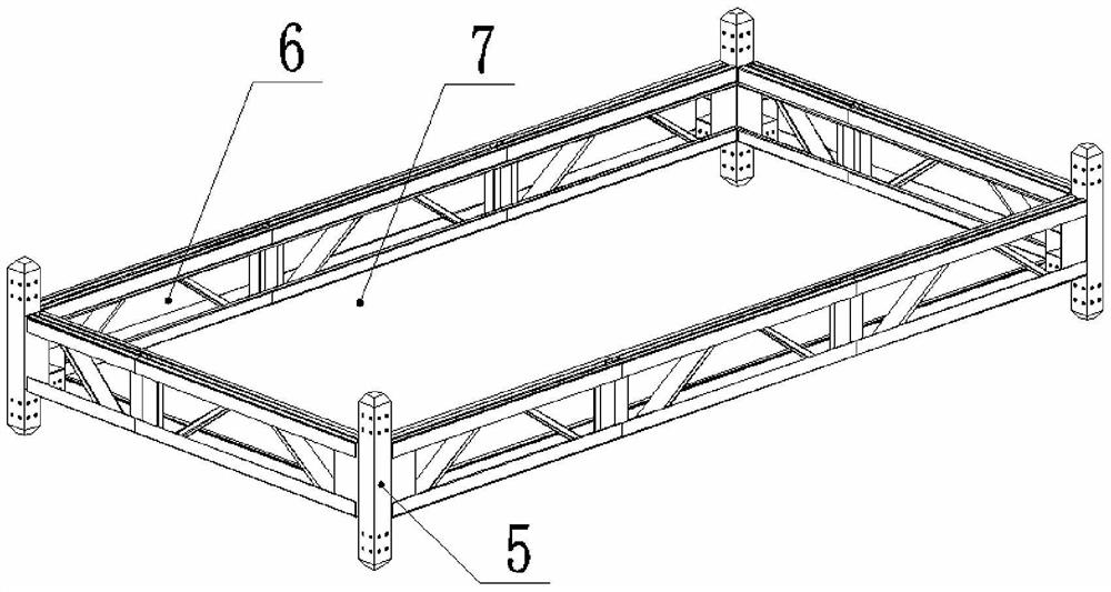 Assembled light steel structure and its installation method