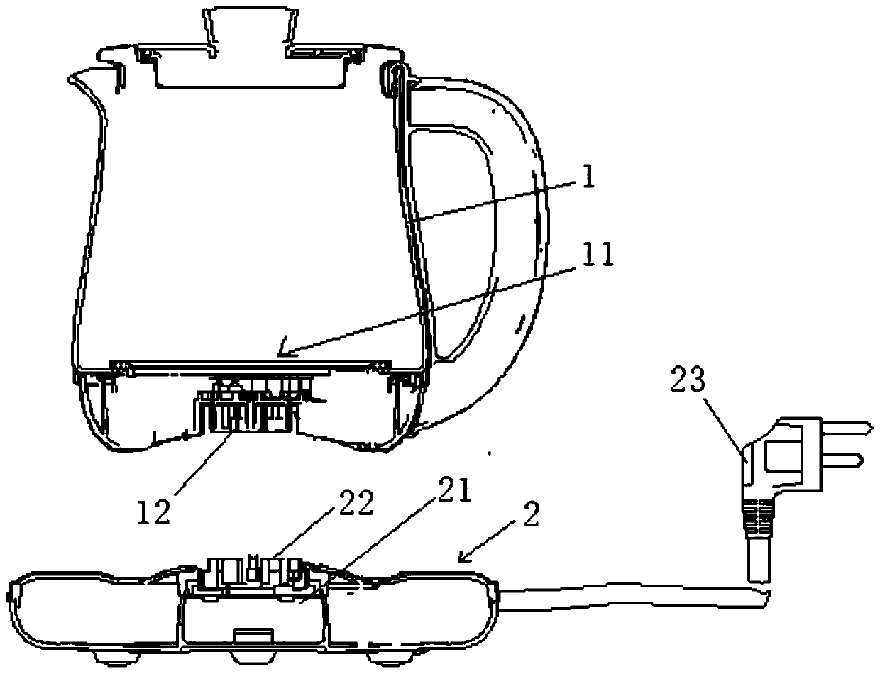 Electric kettle, and heating control circuit and heating control method for electric kettle