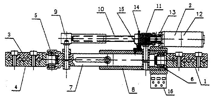 Externally fixed lightly movable pressurized fracture recovering device