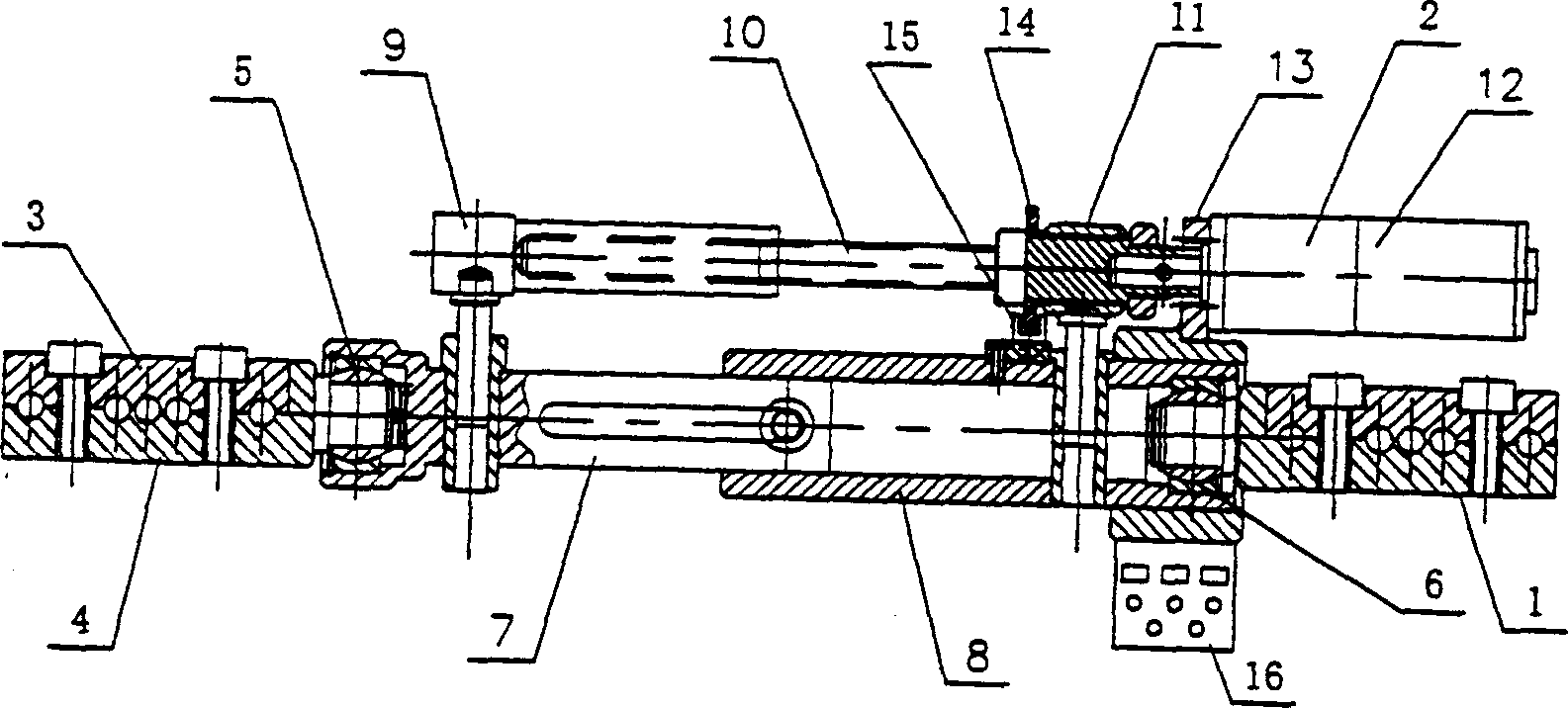 Externally fixed lightly movable pressurized fracture recovering device