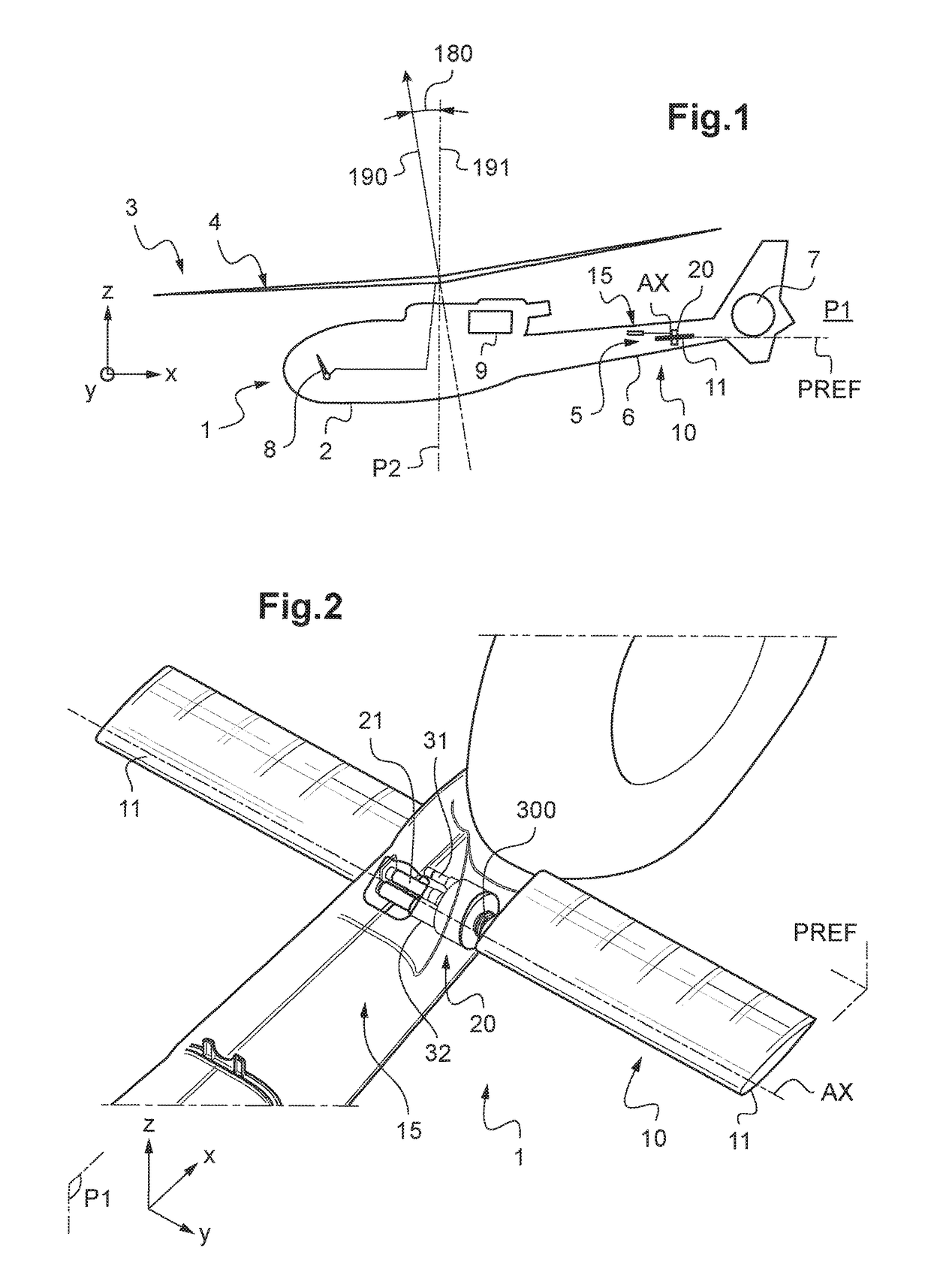 Advanced control relationship for a deflectable stabilizer