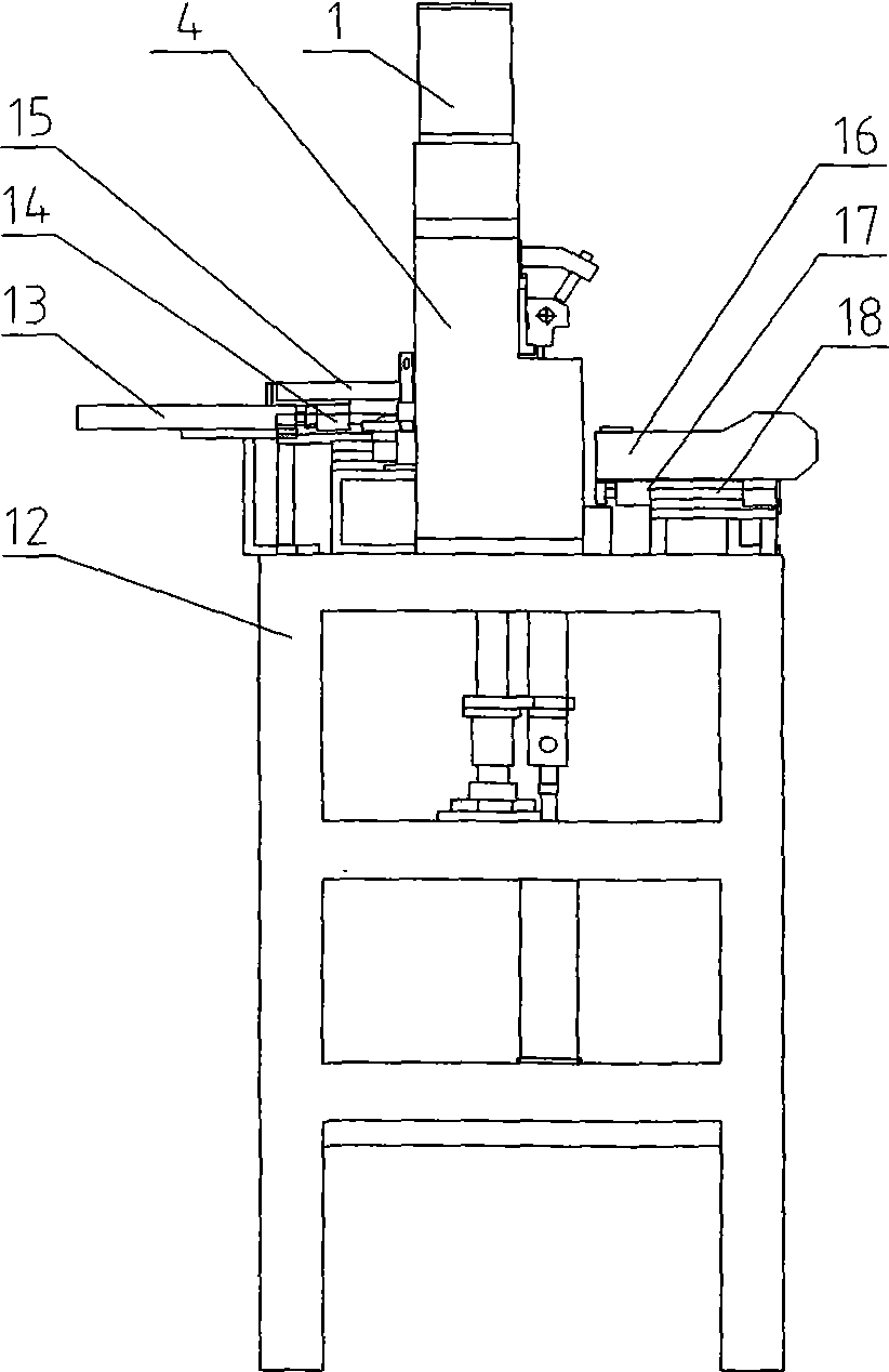 Loading and unloading integration machine for water drilling grinder group